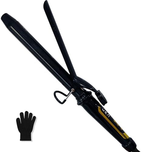 ABP 1 Inch Ceramic Coating Curling Iron with LED Heat Up to 450°F