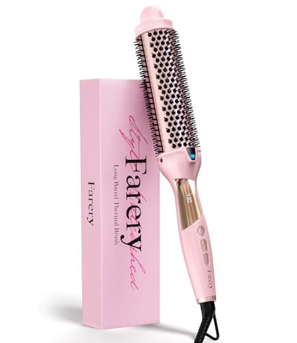 Ceramic Curling Wand for Big Bouncy Curls, Dual Voltage, 1.5" Barrel, Adjustable Temps, Non-Blowing Heat