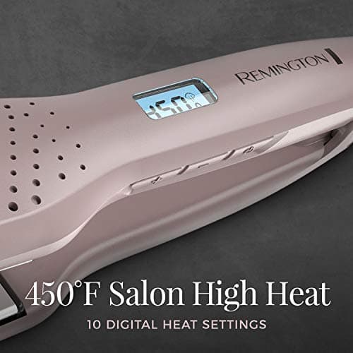 Remington Mauve Wet2Straight Hair Straightener, 450°F, 1.75" Plates