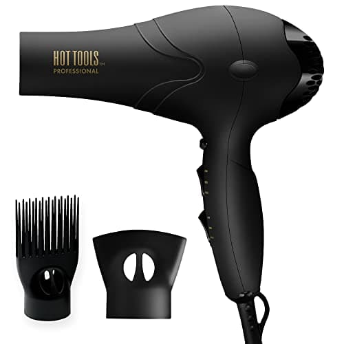 HOT TOOLS Pro Artist 2100 Ionic Turbo Hair Dryer - Fast Dry, Lightweight