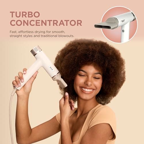 SpeedStyle Shark Hair Dryer | No Heat Damage Styling | 3 Tools Included | Portable & Powerful | Best for Straight & Wavy
