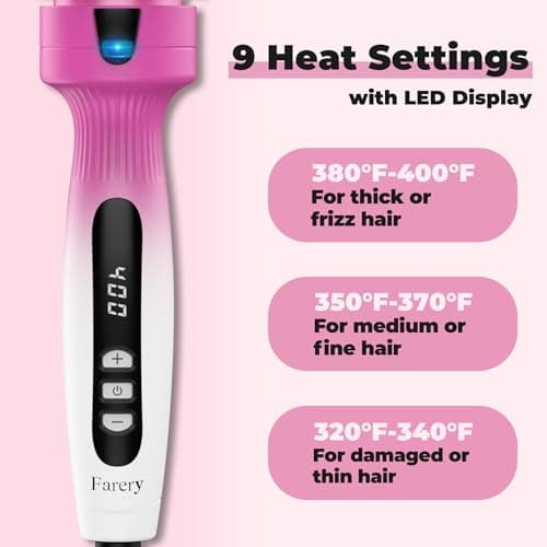 1.5-Inch Ceramic Ionic Thermal Brush for Full-Bodied Volume & Natural Curls