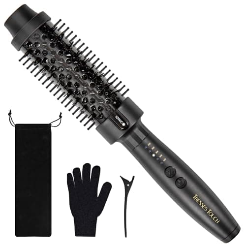 Thermal Curling Brush 1.5 Inch, 5 Temp Settings, Black