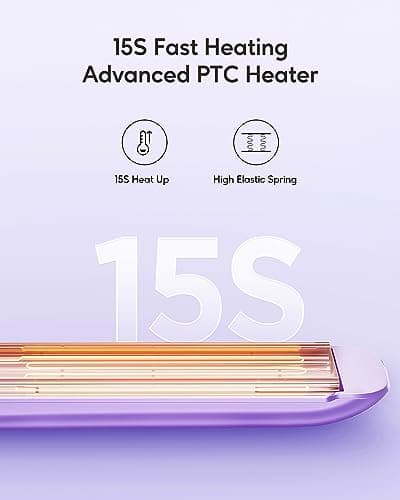 Wavytalk Ionic Hair Blow Dryer with Diffuser (Purple Lavender) + 1 Inch Negative Ion Flat Iron Hair Straightener (Purple)

Refined Title: Wavytalk Ionic Hair Blow Dryer with Diffuser (Purple Lavender) + Negative Ion Hair Straightener (Purple)
