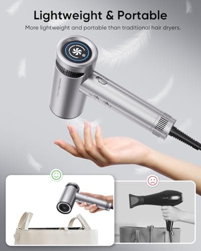 High-Speed 150,000 RPM Negative Ionic Hair Dryer