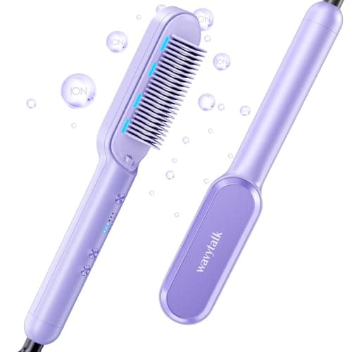 WavyTalk 5-in-1 Curling Iron & Ionic Hair Straightener Brush