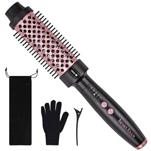Rose Gold 1.5 Inch Ceramic Ionic Hair Curling Iron with 5 Temp Settings