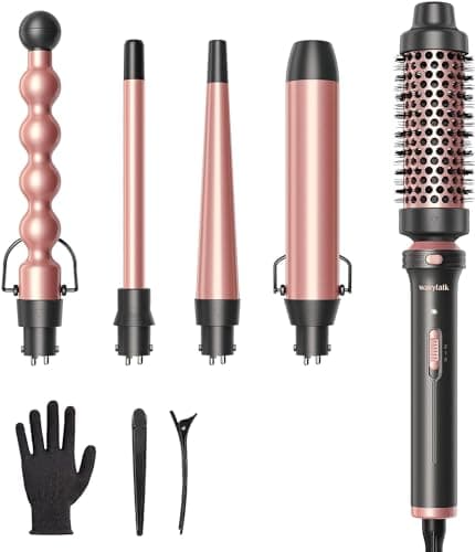 Wavytalk Ionic Hair Straightener & Curling Iron 5-in-1 Brush