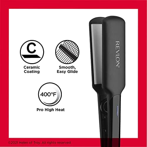 REVLON Ceramic Flat Iron | Fast Results for Smooth Styles