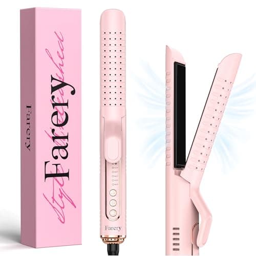 Chill Set Soft-Air Curling Iron: Gentle Airflow for Quick & Lasting Curls, Pink