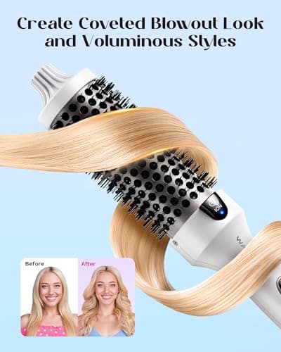 WavyTalk Cool Curl Airflow Styler with Pink Thermal Brush