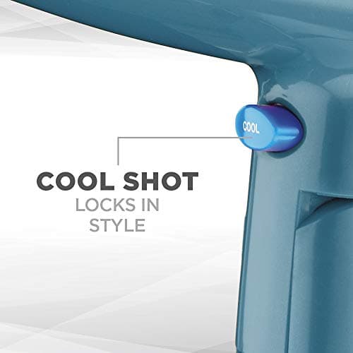 Conair 1875W Travel Hair Dryer with Folding Handle and Retractable Cord