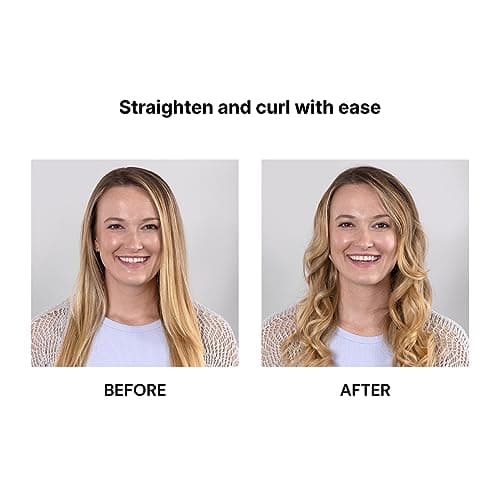 L'ANGE HAIR Ceramic Flat Iron | 1" Tourmaline-Infused Straightener | Adjustable Temp & Dual Voltage