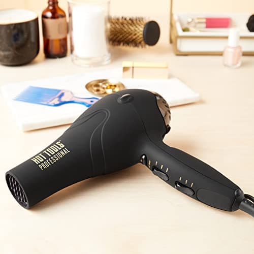 HOT TOOLS Pro Artist 2100 Ionic Turbo Hair Dryer - Fast Dry, Lightweight