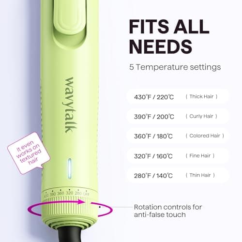WavyTalk Cool Curl Airflow Styler Ionic Thermal Brush