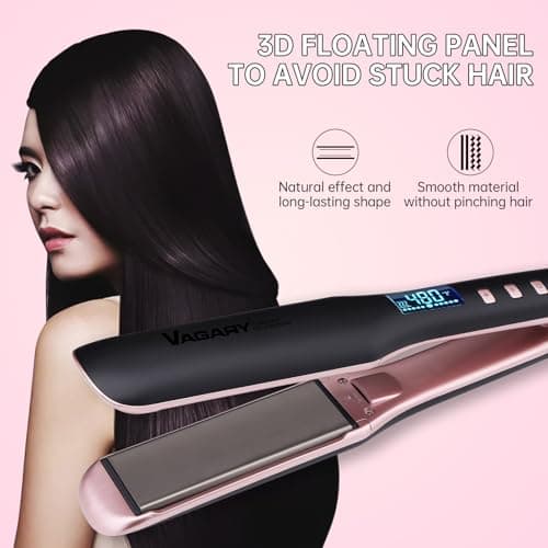 VAGARY 2-in-1 Hair Straightener & Curler with Anion Hair Care