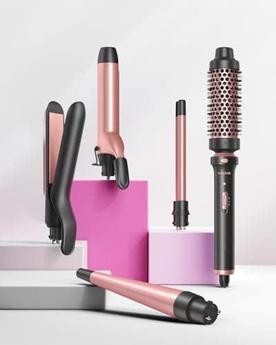 Wavytalk 5-in-1 Curling Iron Set for Women