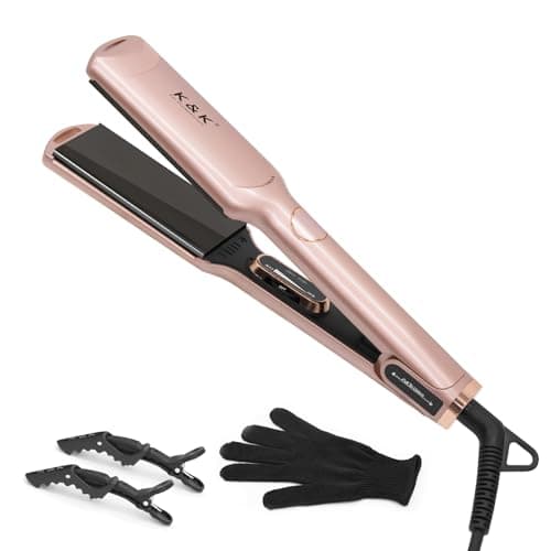 Mini Ionic Tourmaline Ceramic 0.5 inch Swivel Hair Straightener (Green)
