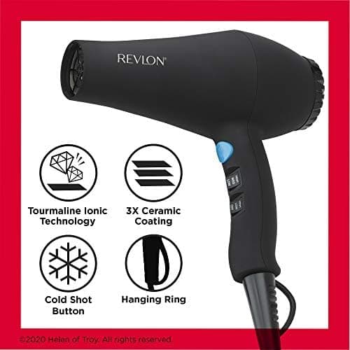 REVLON 1875W Smooth Brilliance AC Motor Hair Dryer for Shine & Smoothness