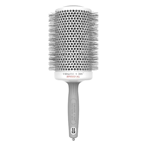 Olivia Garden Ceramic Ion Speed XL Round Thermal Hair Brush - Professional Blowout for Normal to Thick Hair