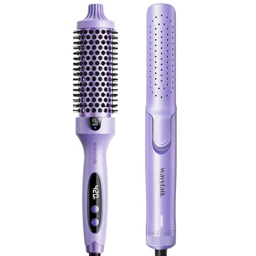 Wavytalk Thermal Brush and Airflow Styler Set for Easy Blowouts and Curls