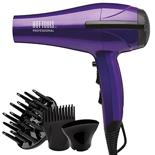 HOT TOOLS Pro Artist 2100 Ionic Turbo Hair Dryer - Fast Dry, Lightweight