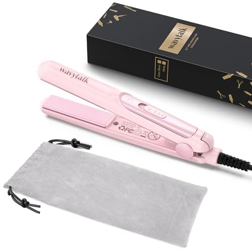 Wavytalk Mini 0.7 Inch Ceramic Hair Straightener for Short Hair and Travel