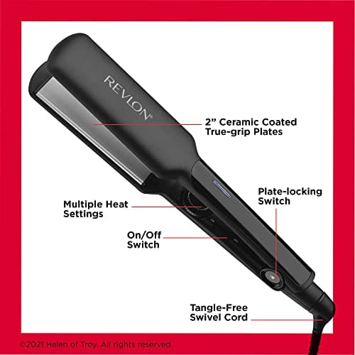 REVLON Ceramic Flat Iron | Fast Results for Smooth Styles