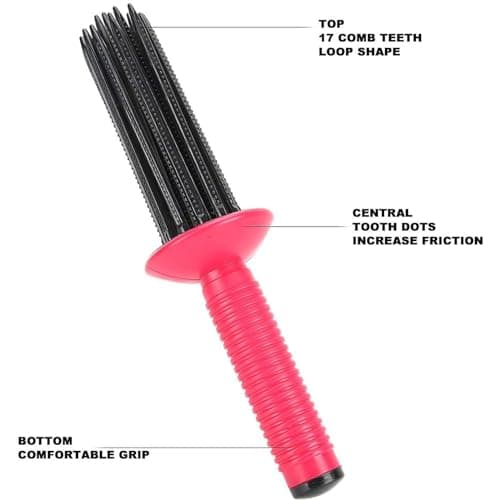 Air Feeling 17 Teeth Curling Wand for Fluffy Curls (1PC)