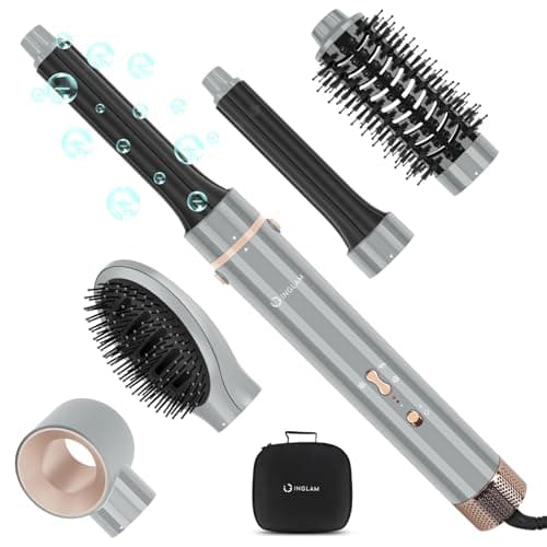 IG INGLAM 5-in-1 MegaAIR Hair Brush Blow Dryer