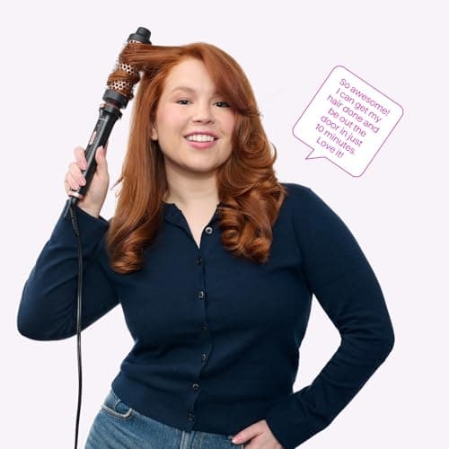 WavyTalk 3-in-1 Curling Wand Set: Multi-Curl, Flat Iron & Heated Brush, 1.25" Barrel
