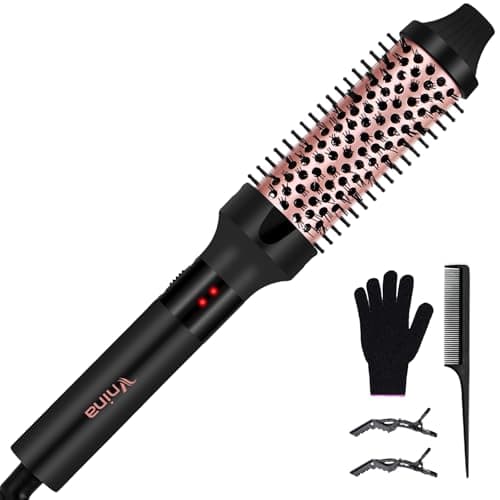 Thermal Brush for Blowouts, 1.5" Ceramic Iron, 2 Temp Settings, Dual Voltage