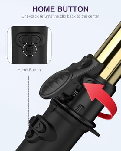 Rapid Heating Dual Voltage Curling Iron for All Hair Types