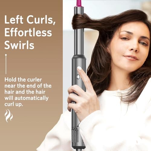 Jolitoi 110,000 RPM Air Styler, 6-in-1 Hair Dryer Brush