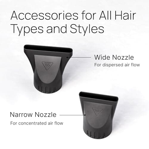 Professional Ionic 2200W Blow Dryer - Lightweight for Salon & Travel - Normal & Curly Hair
