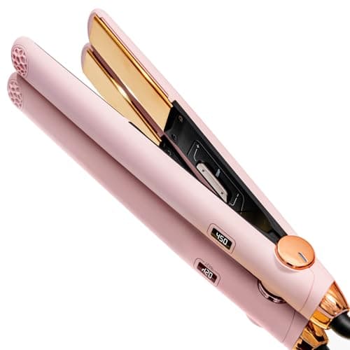 TYMO 1 Inch Titanium Straightener & Curler 10s Heat, 32 Temp Settings, Auto Shut Off