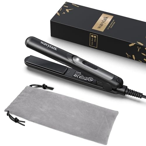 Wavytalk Mini 0.7 Inch Ceramic Hair Straightener for Short Hair and Travel