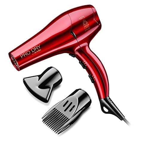 Andis 1875-Watt Tourmaline Ceramic Ionic Hair Dryer, Fast & Quiet, Black