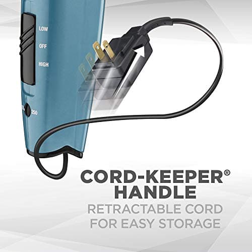 Conair 1875W Travel Hair Dryer with Folding Handle and Retractable Cord