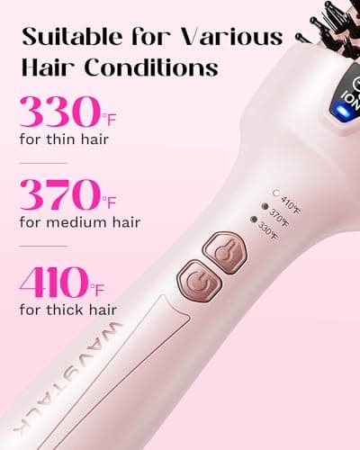 WavyTalk Cool Curl Airflow Styler Ionic Thermal Brush