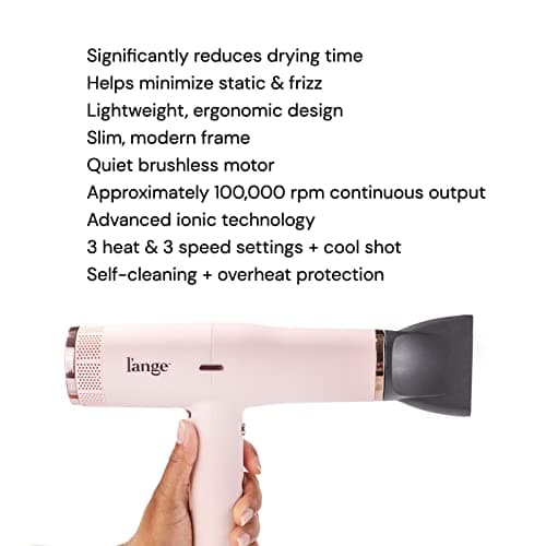 L'ANGE HAIR Quiet 1875W Brushless Hair Dryer with Diffuser