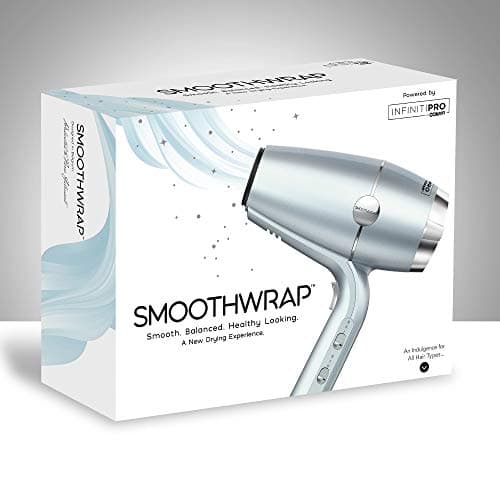 INFINITIPRO BY CONAIR SmoothWrap Hair Dryer | Minimize Frizz, Maximize Volume & Body | Plasma & Ceramic Tech | Mint