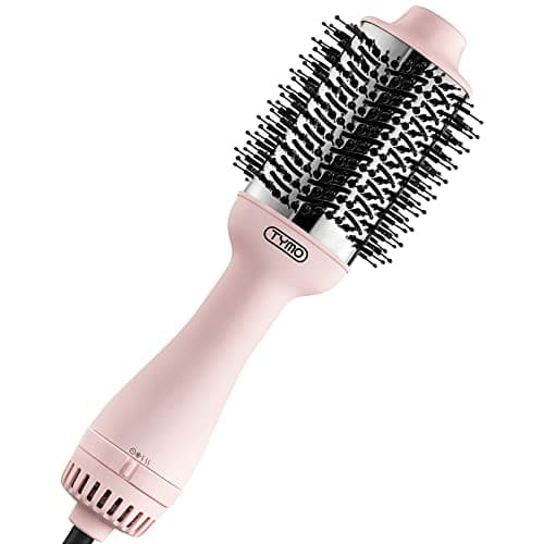 TYMO Ionic Hair Dryer Brush with Oval Titanium Barrel for Frizz-Free Blowout