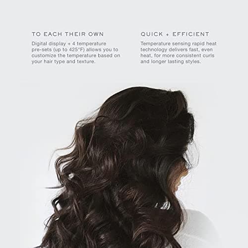 Kristin Ess 1.1" Titanium Curling Iron for Beach Waves & Curls