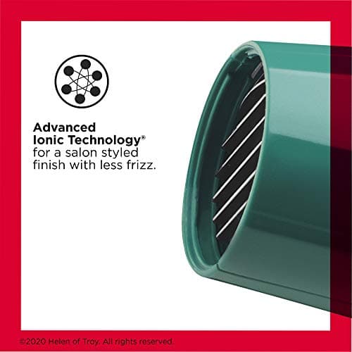 Revlon Volume Booster Hair Dryer with Ionic Tech | 1875W Lift & Body Blow Dryer with Diffuser (Green)