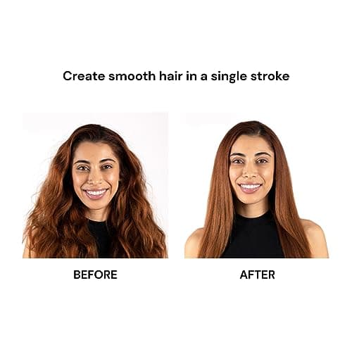 L'ANGE HAIR Vite Straightening Brush | Dual-Voltage Hot Brush for Smooth, Frizz-Free Hair