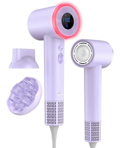 Professional Negative Ionic Hair Dryer with 110,000 RPM Motor