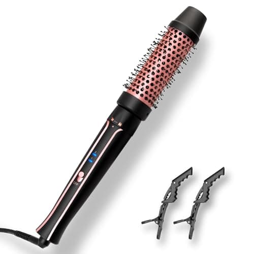 Asani 1.5" Heated Round Brush for Curls & Volume - Dual Voltage (120-240V)