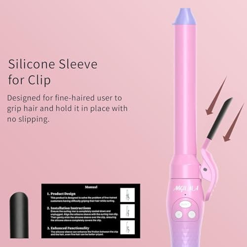 Best Rotating Curling Iron for Thin Hair, Beach Waves Automatic