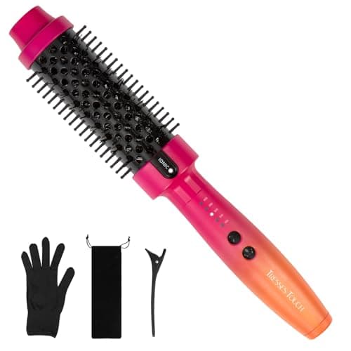 1.5 Inch Ionic Heated Round Brush for Blowout Look, Rose Gold